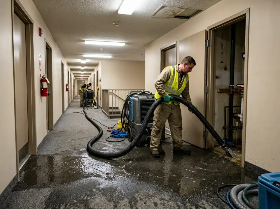 multi-unit-apartment-hallway-f-005 — frequently asked questions, Emergency Burst Pipe Water Extraction & Removal in Rocheste…